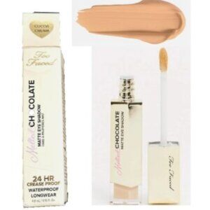 Too Faced Melted Chocolate 24 Hour Liquid Matte Eyeshadow Cocoa Cream🆕⌚📦🏃💨🚚